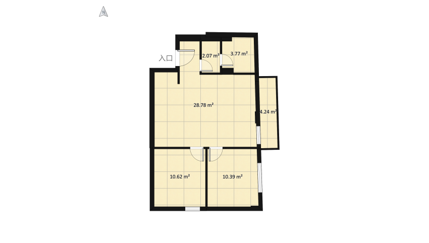 EDI'S HOME floor plan 67.58