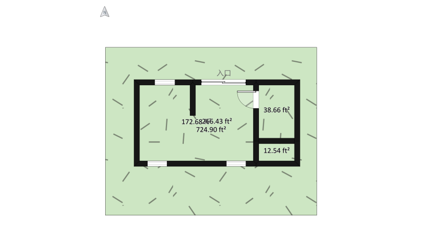 Build A Tiny House- Makayla Minter floor plan 24.76