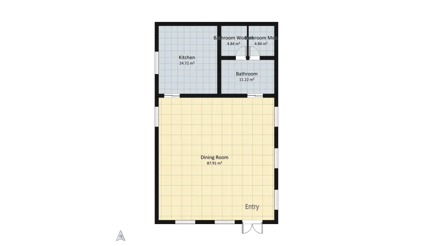 Patisserie floor plan 133.53