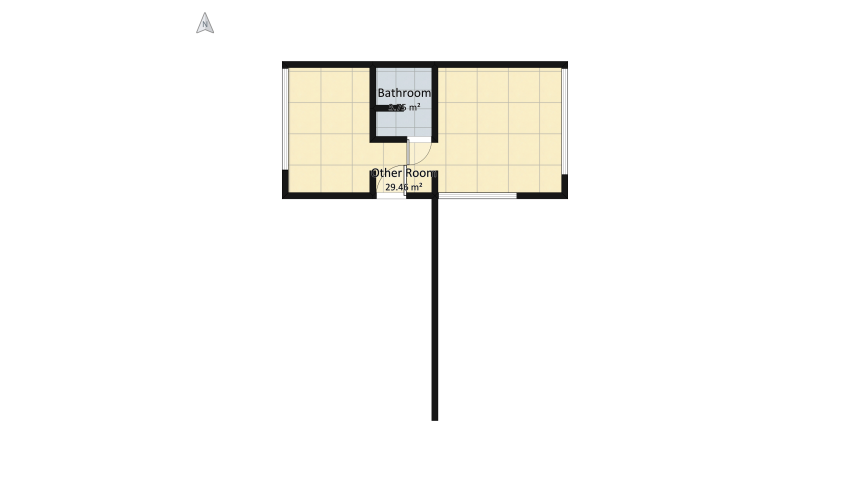 Micro flat in NYC floor plan 37.58