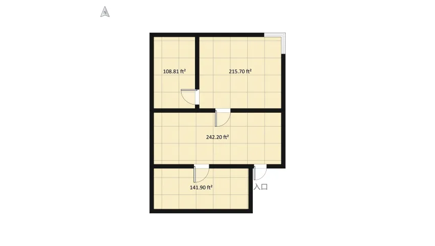  dream house :) floor plan 74.22