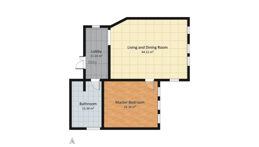  Bold Colors and Geometry floor plan 93.07