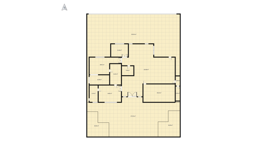 a floor plan 840.75