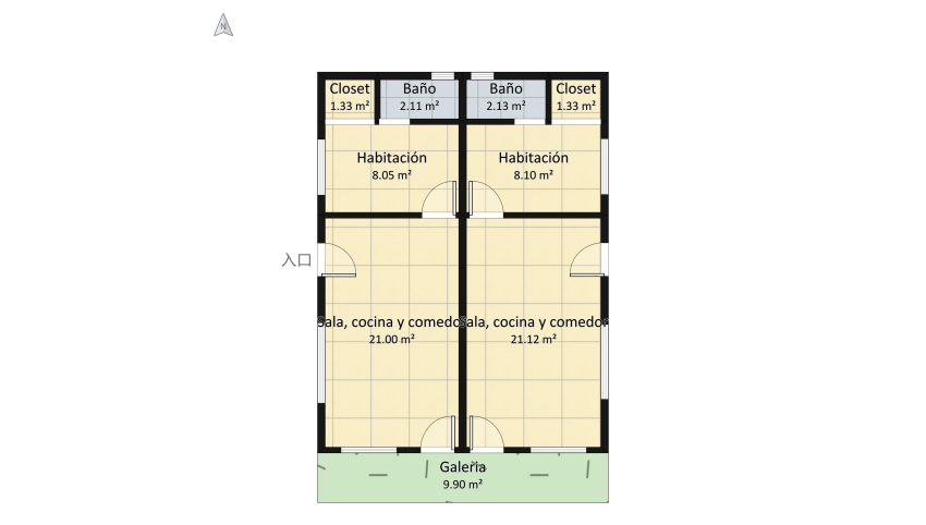 Apartamento Flor_copy floor plan 82.62