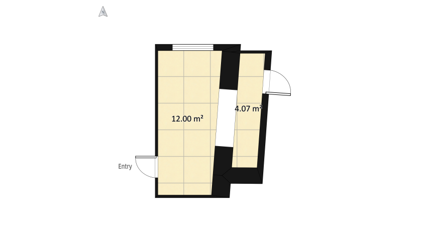 Комната 20 кв.м. floor plan 21.13