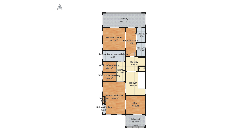 Our House Second Floor floor plan 382.03