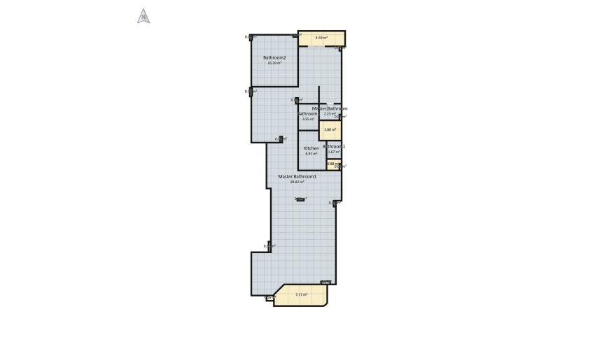 unit-1 floor plan 157.63