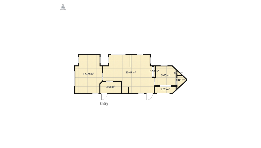 caravan-vacationhouse floor plan 492.71