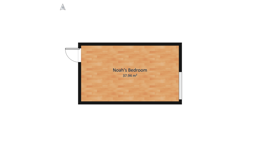 Noah's Bedroom floor plan 41.08