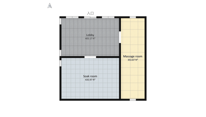 Modern Spa floor plan 120.59