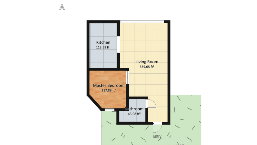 very tiny house floor plan 158.86