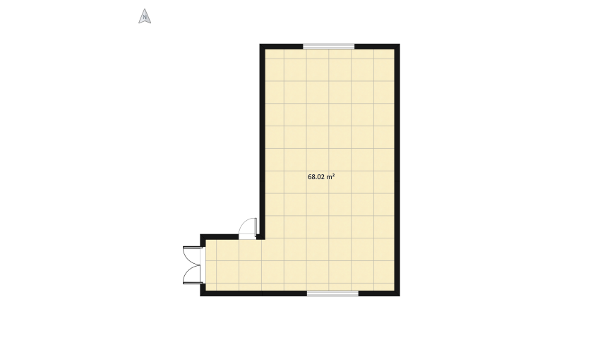 contemporary style floor plan 72.68