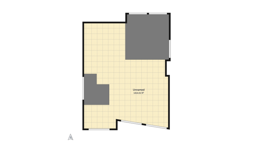 Modern earth home. floor plan 307.51