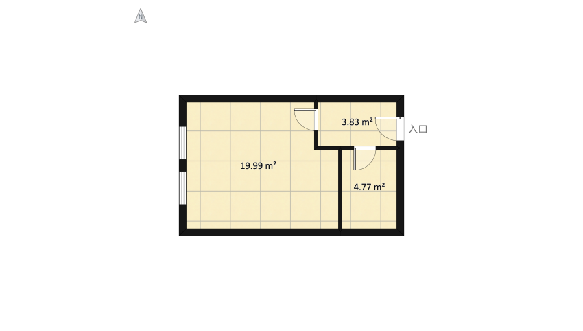 #STUDIO 32.15 m2 floor plan 32.15
