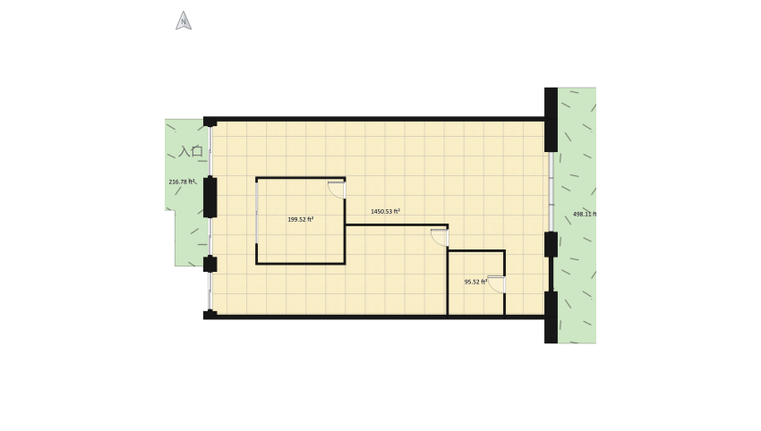 Apartament floor plan 259.88