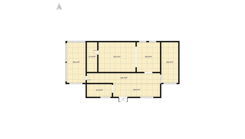 Two-story Townhome detached floor plan 346.16
