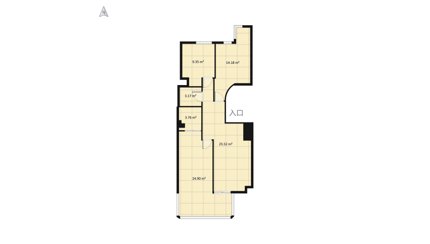 NIDITO floor plan 89.4