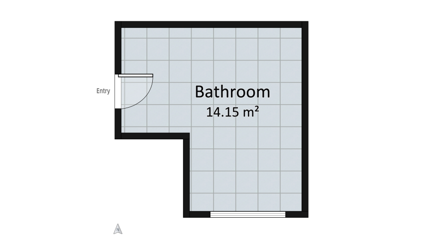 Bathroom in the green :) floor plan 14.16