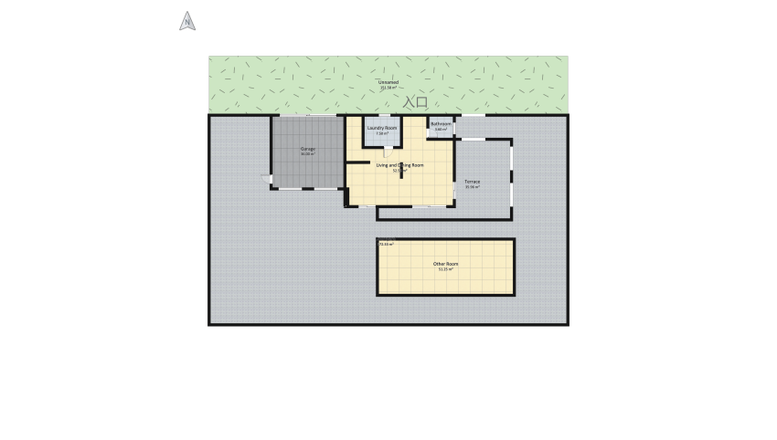 Villa Barahaus floor plan 815.65