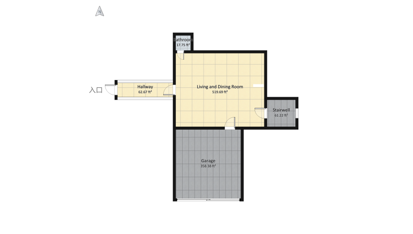 The probably not up to code house floor plan 316.89