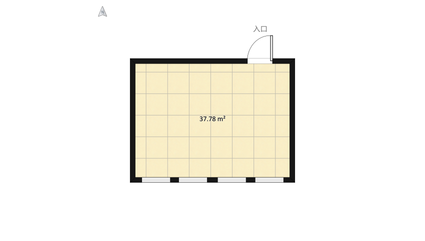 Pastel bedroom floor plan 40.83