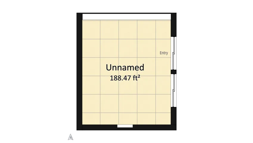 VIEW FOR CONTEMPORARY BEDROOM floor plan 17.51