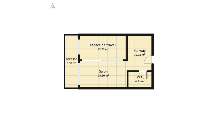 Studio Stylist floor plan 114.23