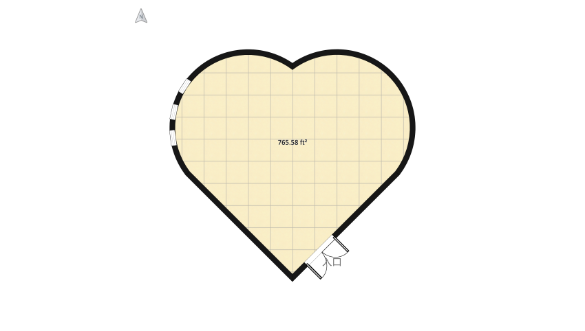 ValentineContest-The Love Shack floor plan 45.26