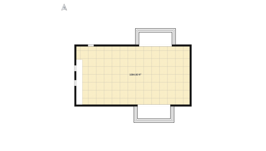 Bedroom floor plan 110.36