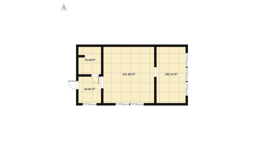 MODERN floor plan 69.2