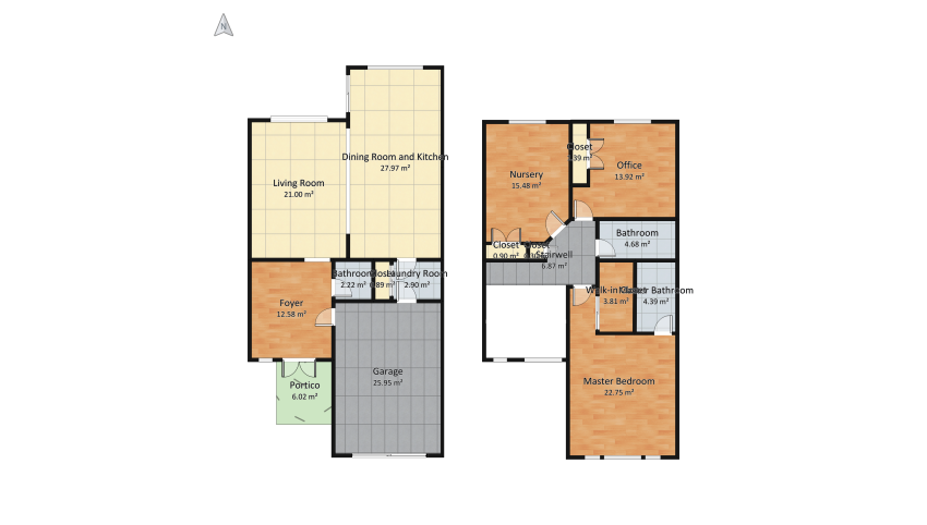 Chic Two Story Home floor plan 199.14