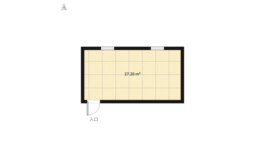  room with kitchenette floor plan 29.91