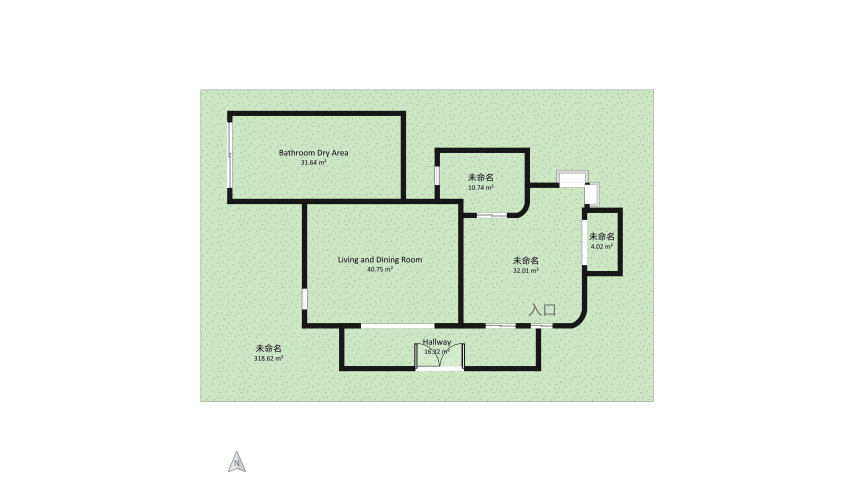 1 person house floor plan 454.11