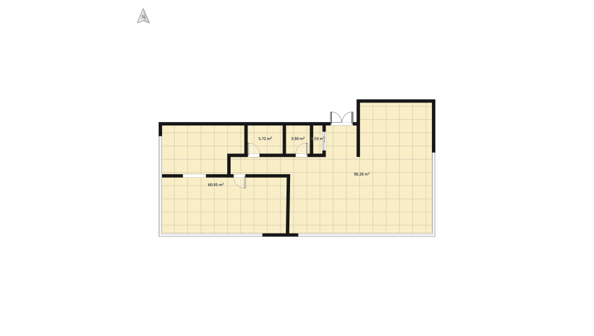 modern apartment floor plan 183.76