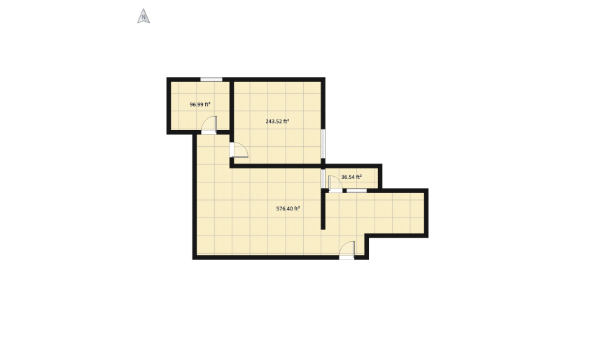 Apartamento de un dormitorio en torre exclusiva floor plan 98.73