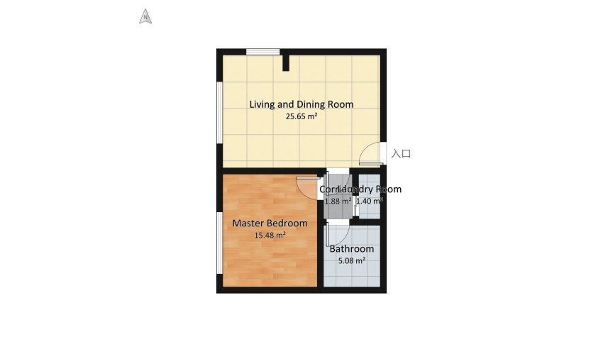 Senior Housing - Apart 1 floor plan 56.66