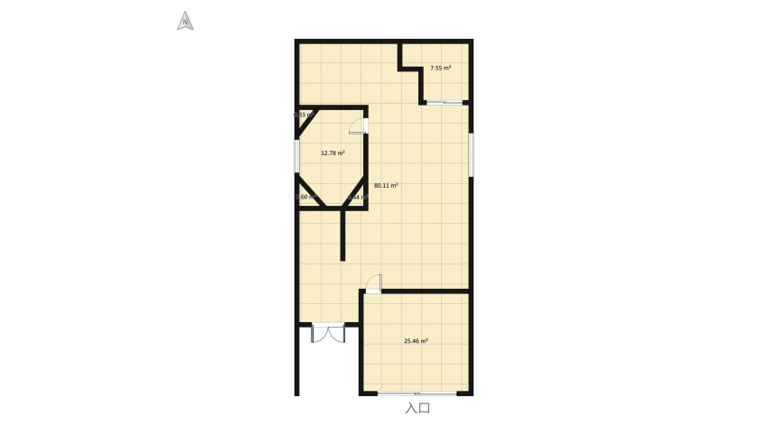 Natural House floor plan 445.68
