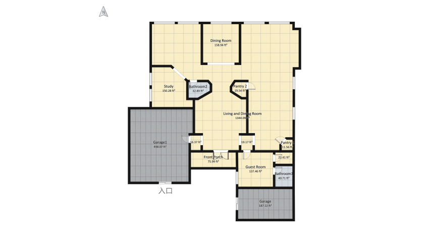 fancy house floor plan 557.26