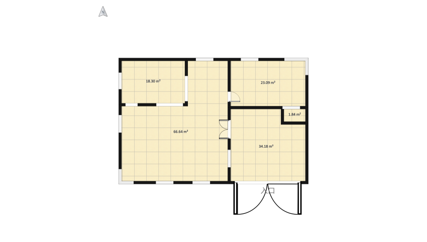 Contemporary Minimalist House floor plan 313.78