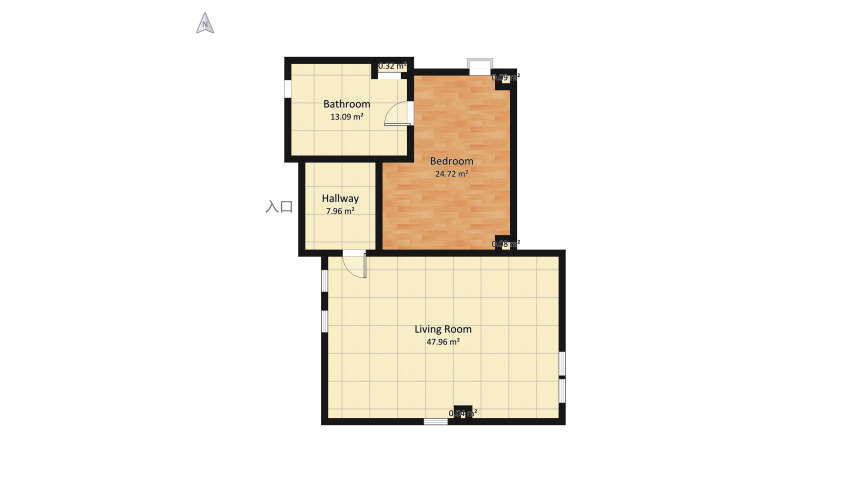 Starter home - Rose Blue floor plan 104.68