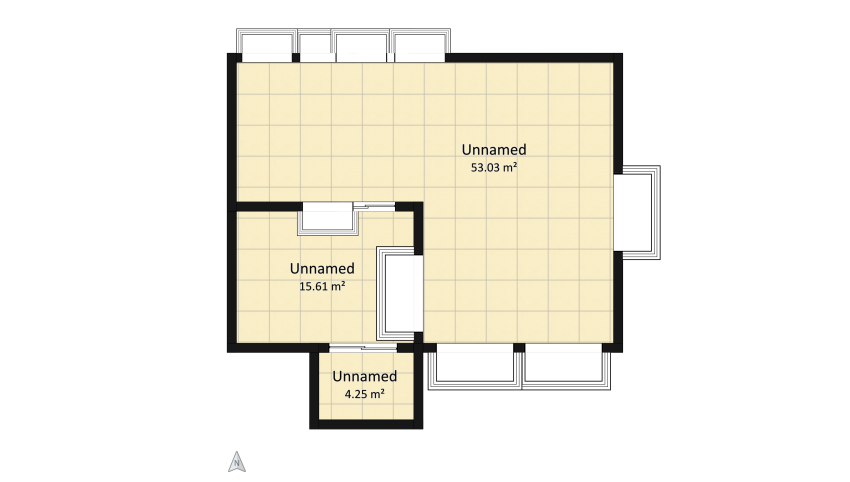 GIRLY APPARTEMENT IN NYC floor plan 72.9