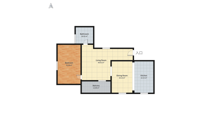 Modern Boho floor plan 162.96