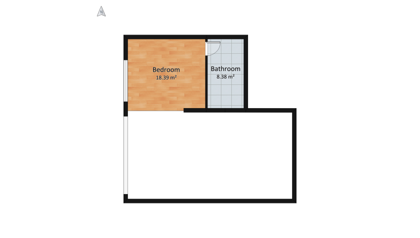 Loft Duplex floor plan 101.51