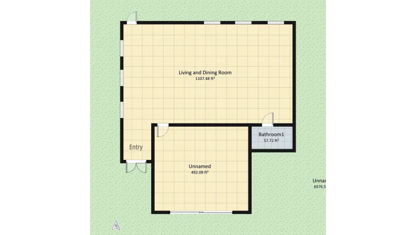 Family home floor plan 883.82