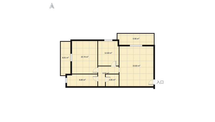 SOCIAL HOUSING floor plan 113.73