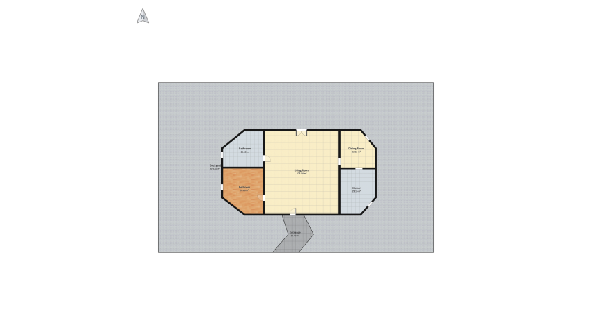 Modern Geometry floor plan 956.58