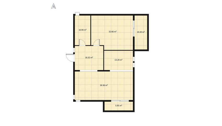 Stylish activity apartment  floor plan 140.8
