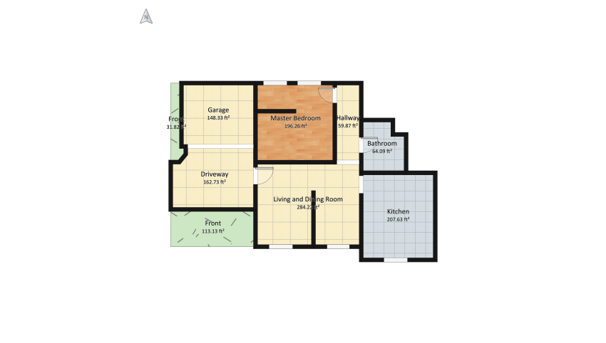 Casual Home floor plan 132.48