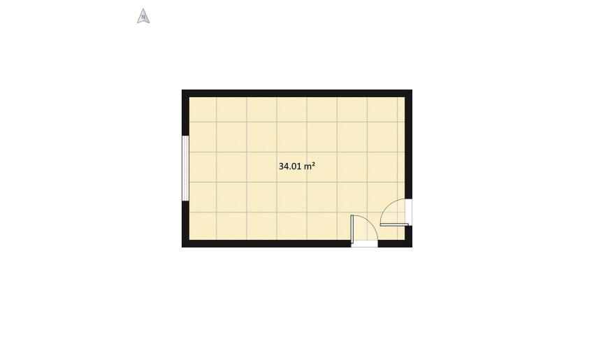 Living & dining floor plan 36.93