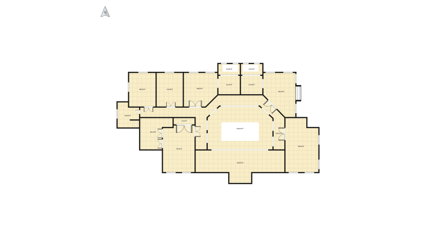 Roman style Villa..B &B floor plan 896.07
